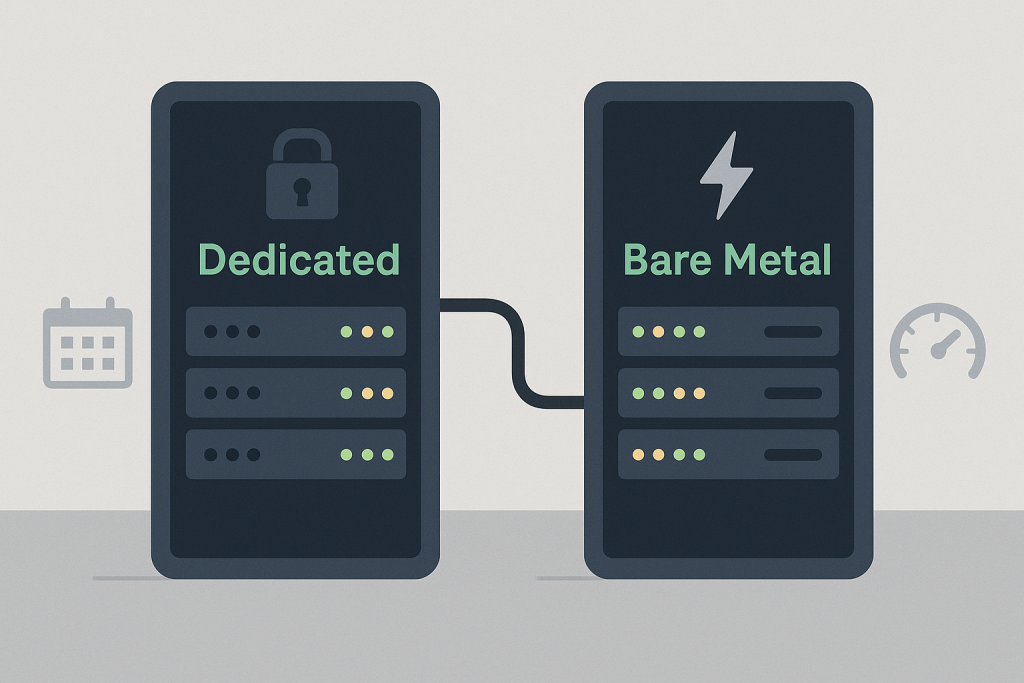 Bare Metal vs Dedicated Hosting: Pros, Cons & Use Cases