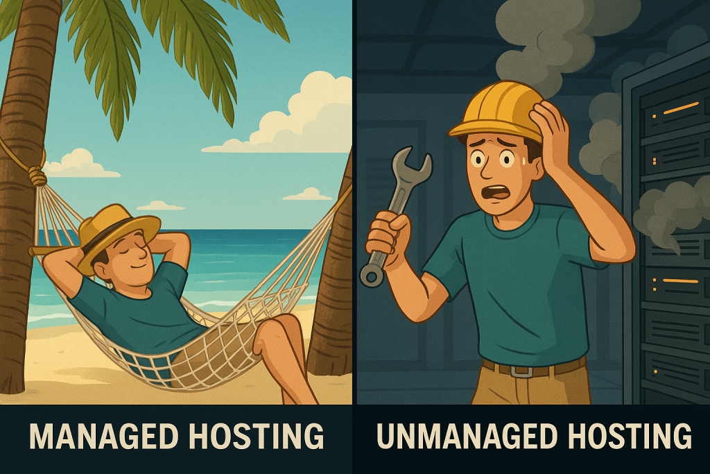 Managed vs Unmanaged Hosting: What’s the Difference? (And Which One Should You Choose?)